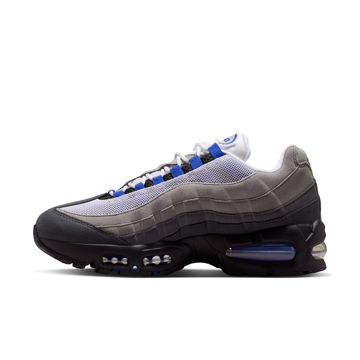 NIKE AIR MAX 95 BIG BUBBLE WOMEN'S SHOES BLACK/OLD ROYAL-WHITE-MEDIUM ...